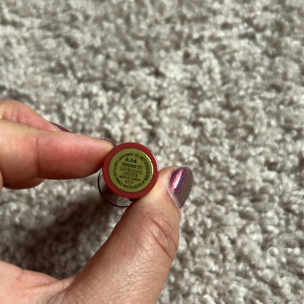 Mac Lustreglass mini lipstick. Expense It!